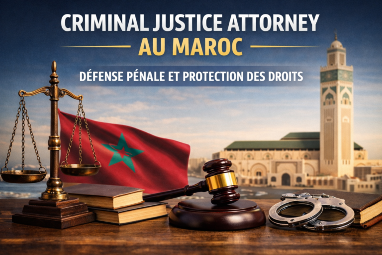Criminal Justice Attorney au Maroc – Avocat pénal expert en défense pénale